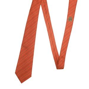 Vintage Hermes Signature Orange Tie 🔥